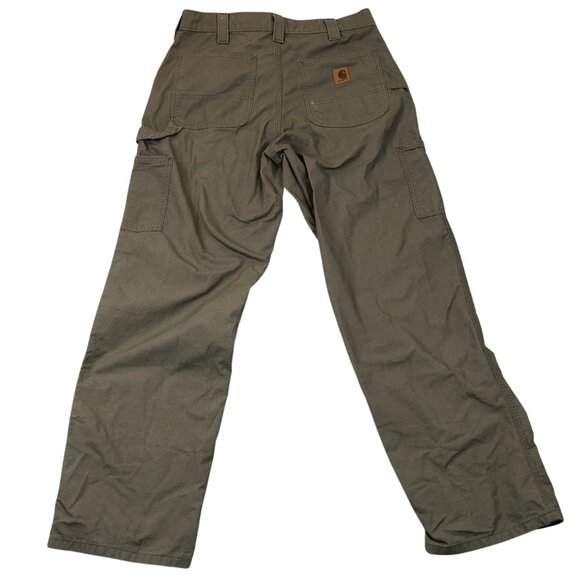 Carhartt Men's Cargo Work Pants 32x30 Measured Cotton - Picture 2 of 12
